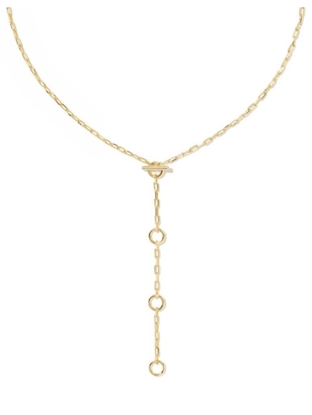 Kendra Scott Andi Y Necklace in Gold NWT